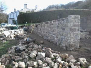 constructed to allow gate entrance..