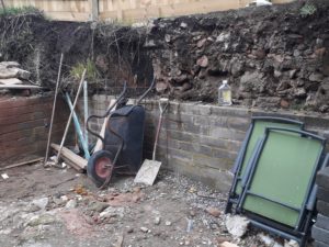 retaining wall...Chew Magna