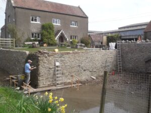 Moat Walls restoration Nailsea area