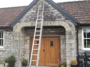 Shepton Mallet; Doulting stone cleaning