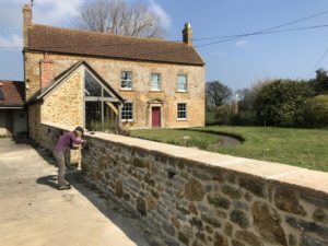 Complete with lime pointing and capping